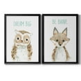 thumbnail image 1 of 2 Piece Set Dream Big Owl Premium Framed Canvas - Ready to Hang - 22.5 x 30.5 Each - Silver Frame, 1 of 8