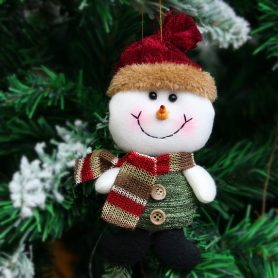 2-Piece Set Knitted Christmas Tree Hanging Dolls,Long-Ear Deer Knit Decoration with Hanging Rope for Christmas Indoor,Home Decoration,Table Ornaments