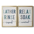 thumbnail image 1 of 2 Piece Set Lather Rinse Repeat Premium Framed Canvas - Ready to Hang - 18.5 x 24.5 Each - Black Frame, 1 of 8