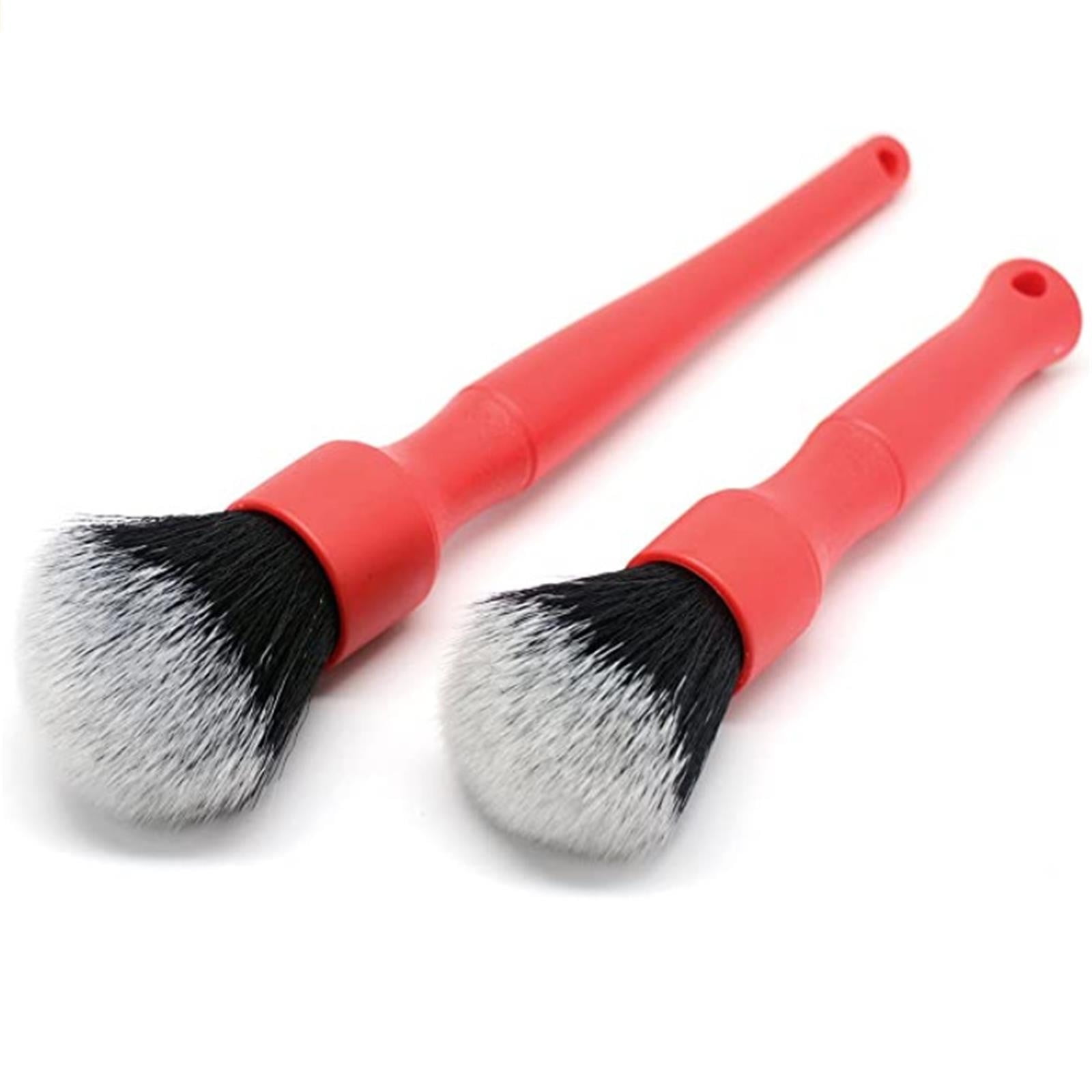 2 Piece Set Multi Color Size Two Super Soft Car Interior Detail Brush