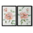 thumbnail image 1 of 2 Piece Set Rose Contour Premium Framed Canvas - Ready to Hang - 18.5 x 24.5 Each - Silver Frame, 1 of 8