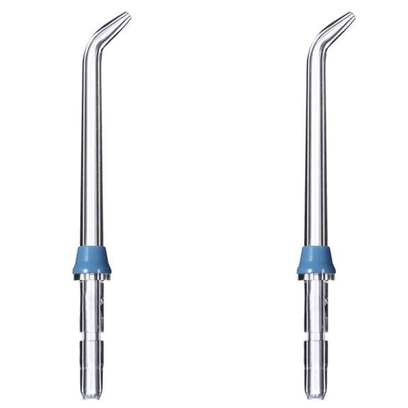 2 Piece Set of Toothbrush Nozzle, Oral Irrigator Replacement Tips, Refill Heads Compatible Oral Irrigator for Designed to Clean Periodontal Pockets and Furcations for Clean Teeth and Healthy Gums