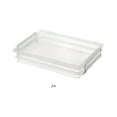thumbnail image 1 of 2 - Piece Set of Clear Storage Containers with Latching Lids for A4 Paper and Document Organization, 1 of 3