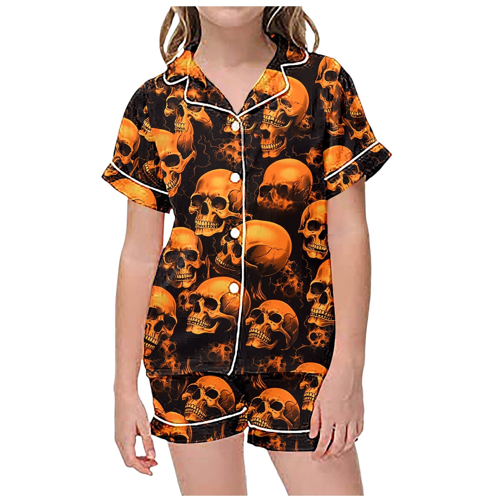 2 Piece Sets Pajamas For Kids Children Graphic Print Short Sleeve