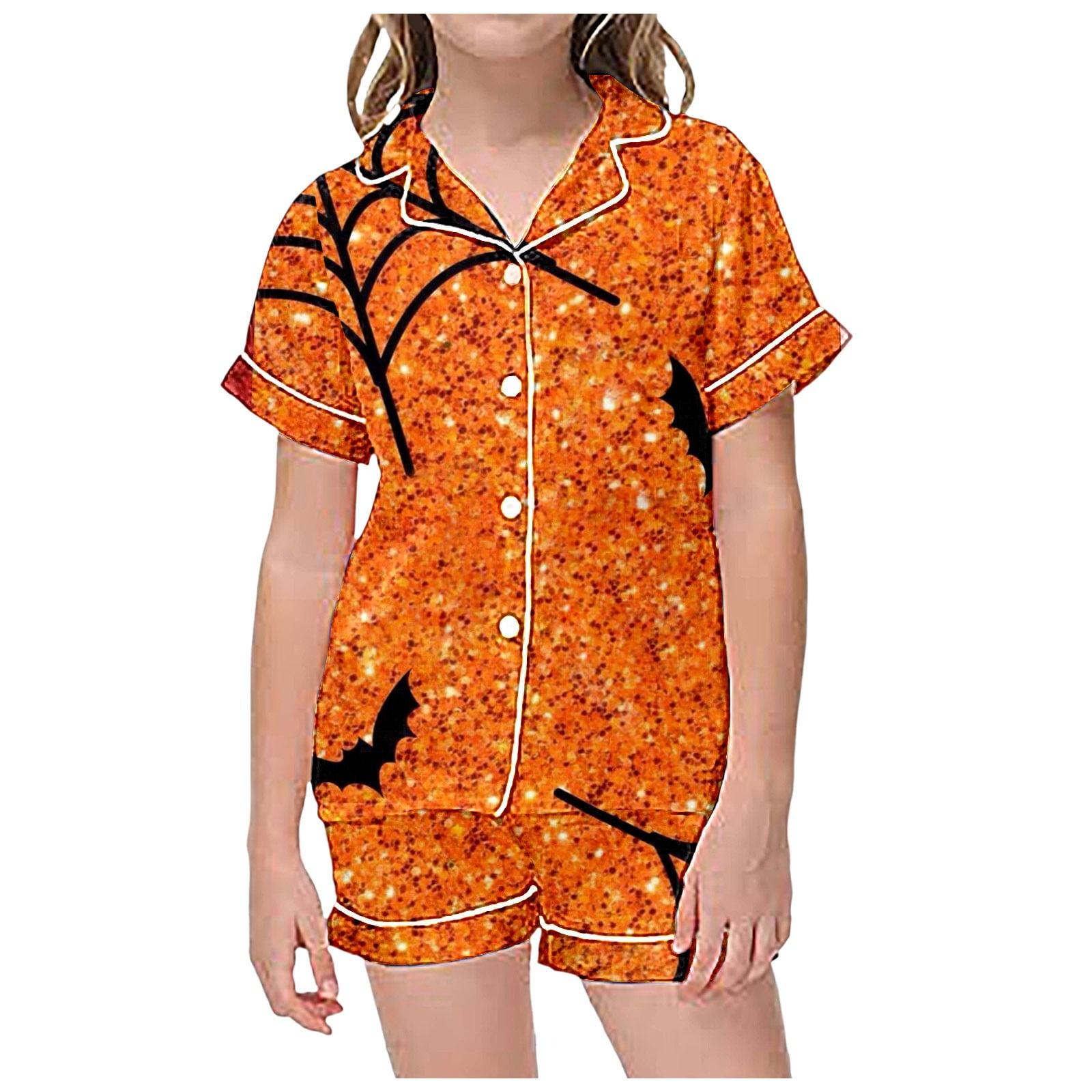 2 Piece Sets Pajamas for Kids Children Graphic Print Short Sleeve