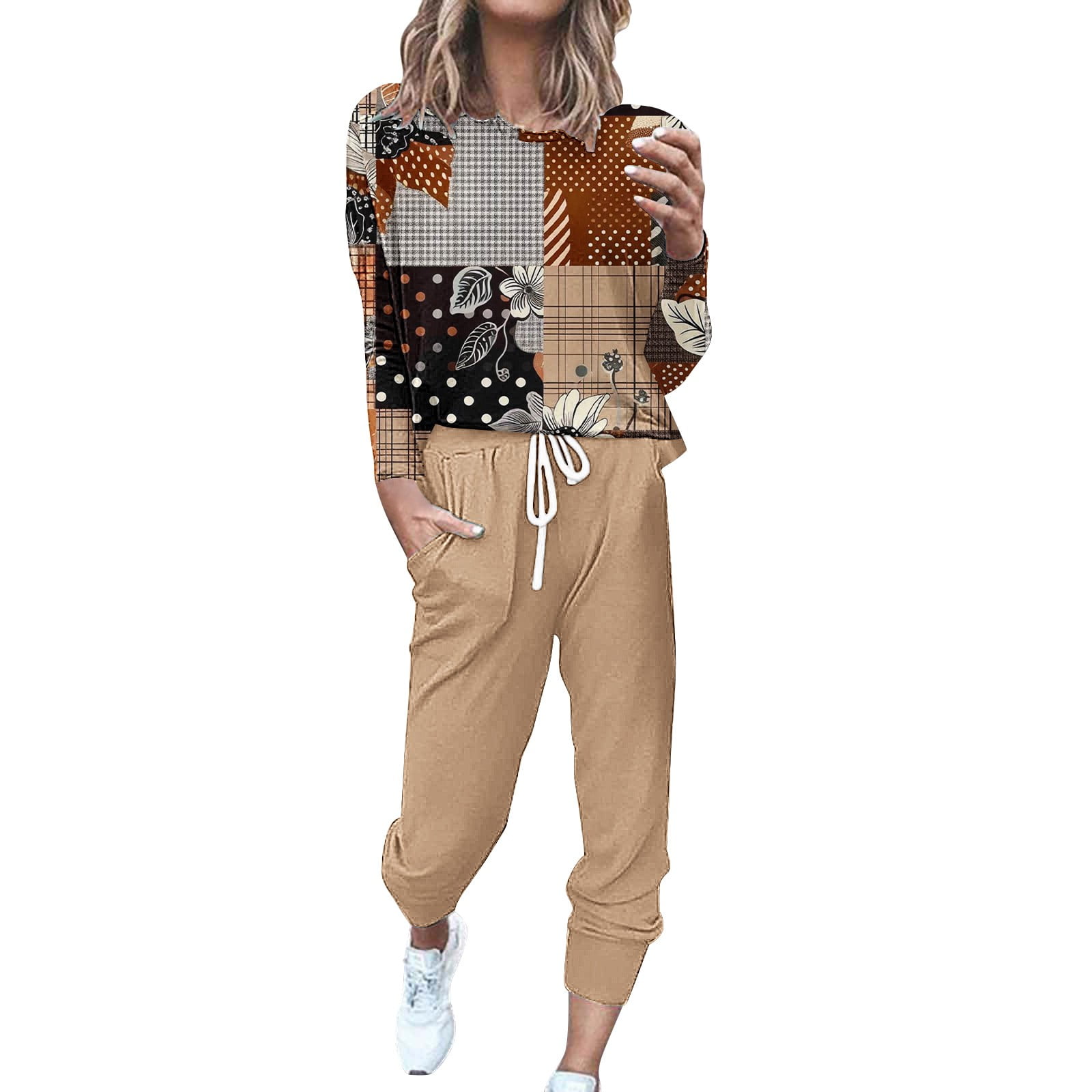 2 Piece Sets for Women Going Out Long Sleeve Denim Set for Women 2