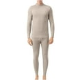 thumbnail image 1 of 2 Piece Sets for Men Long Sleeve Pullover Tops and Pants Pajama Sleepwear Pjs Outfits Set, L, 1 of 8