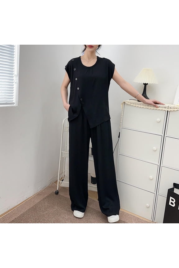2 Piece Sets for Women Casual Cute Casual Two Piece Short Sets for Plus Size Women Trendy Pants Sets Women 2 Piece Outfits