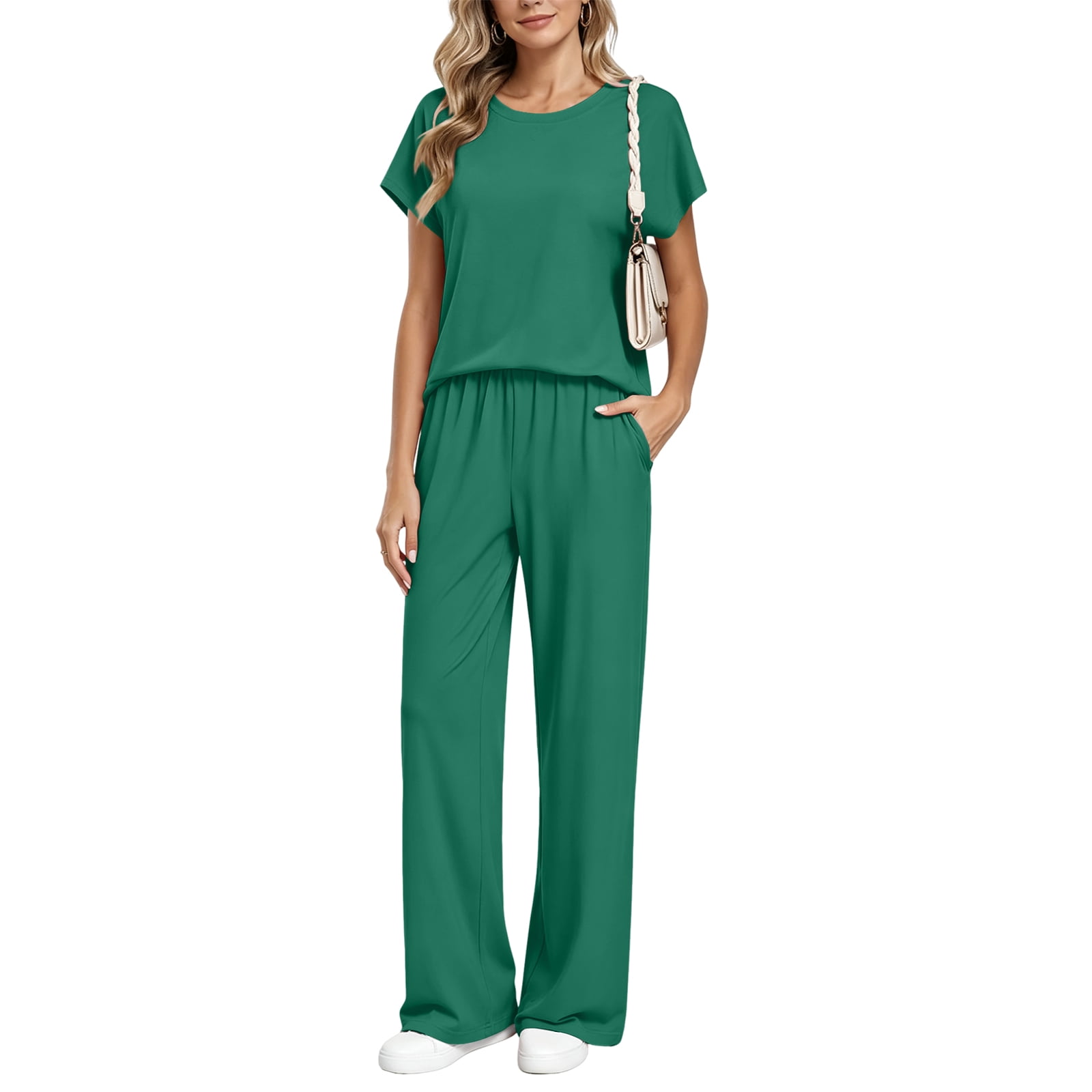 2 Piece Sets for Women Casual Summer Travel Vacation Outfits Short ...