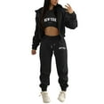 thumbnail image 1 of 2 Piece Sets for Women Clearance Roomy Lightweight 2 Piece Sweat Suits for Women Comfortable Soft Joggers 2 Piece Outfits for Women Clearances, 1 of 4