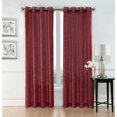 thumbnail image 1 of 2 Piece Sheer Window Curtain Grommet Panels 54IN X 84 IN. L  137 CM X 213 CM, 1 of 6