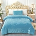 thumbnail image 1 of 2 Piece Sherpa Fleece Bed Blanket Twin,Thick Warm Baby Borrego Blanket With Pillow Case, 1 of 5
