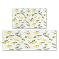 thumbnail image 1 of 2 Piece Simple Lemons Rug Kitchen Rug Set, Decor Kitchen Rugs, Absorbent Non-Slip Washable Floor Mats, Home Indoor Runner Rugs 17"x47"+17"x30", 1 of 7