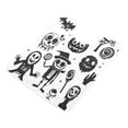 thumbnail image 1 of 2 Piece Soft Bathroom Rug Set Logo with Various Halloween Bath Mat and U-Shaped Toilet Contour Rug (16"x24"+20"x24"), 1 of 4