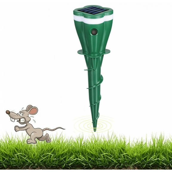 2 Piece Solar Mole Distributor Mole Scare Distributor 800m Effective