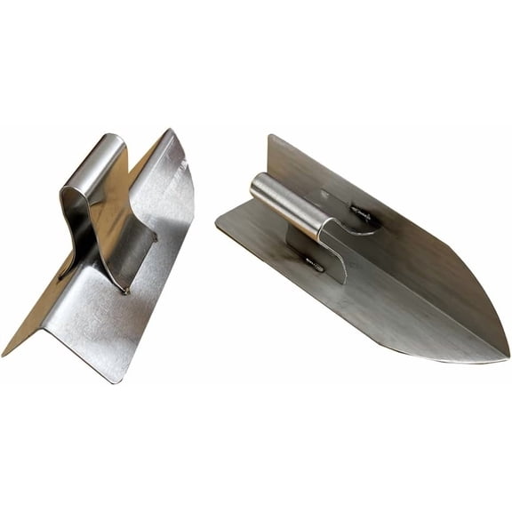 2 Piece Solid Inside and Outside Drywall Corner Tool,Stainless Steel Concrete Plastering Corner Finishing Trowel