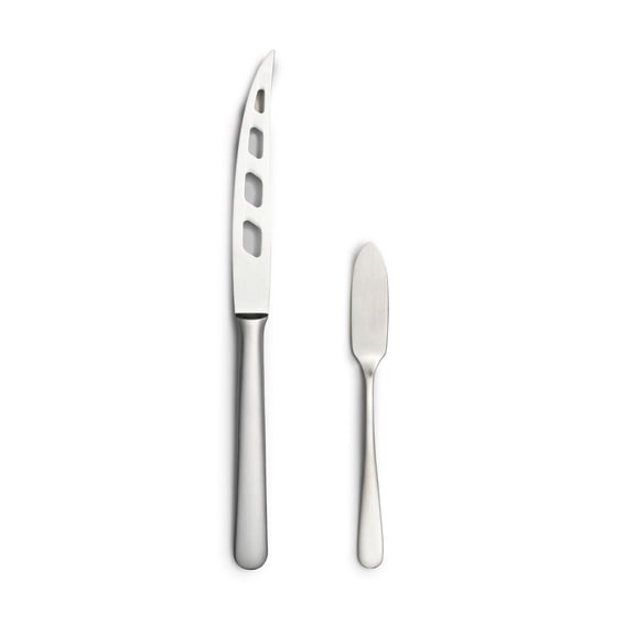 2-Piece Stainless Steel Cheese Knife Set for Charcuterie Boards