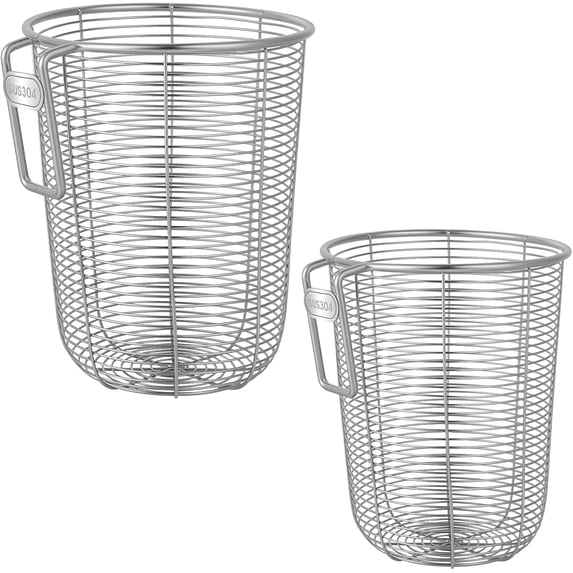2-Piece Stainless Steel Dishwasher Cutlery Basket Set, Utensil Drying ...