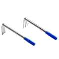 thumbnail image 1 of 2-Piece Stainless Steel Gardening Set Garden Hoe and Rake Combination Set, 1 of 5