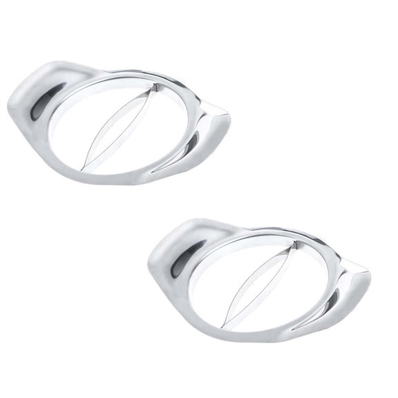 2-Piece Stainless Steel Mango Slicer And Pitter Tool For Easy Fruit Cutting And Coring