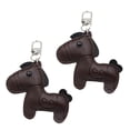 2 Piece Stylish Horse Theme PU Leather Key Accessory Handmade Stitching ...