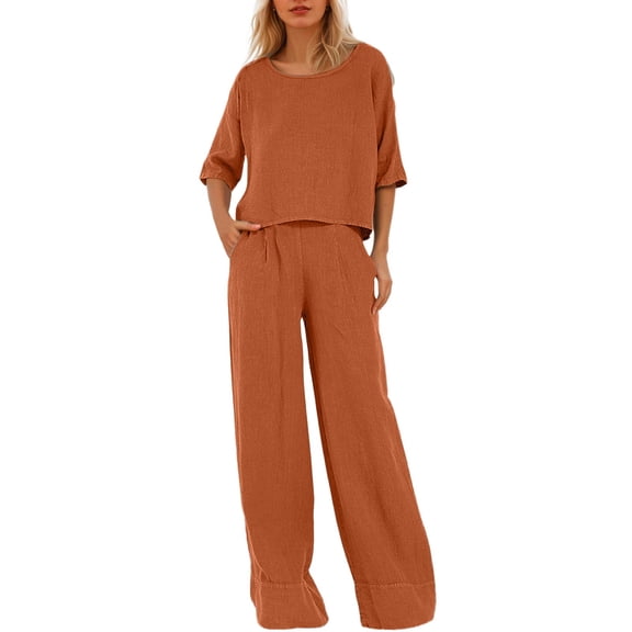 2 Piece Sweater Sets for Women Oversized Long Sleeve Long Pants Loose Fit Pollover Sweatshirt,Comfort Sweatsuits for Women, Pajama Set for Women,Size:S
