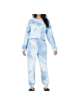 Tie dye sweatsuit blue hotsell