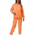 thumbnail image 1 of 2 Piece Sweatsuits Sets for Women Crewneck Sweatshirts Lounge Fall Sweatpants Travel Joggers Tracksuits, 1 of 6