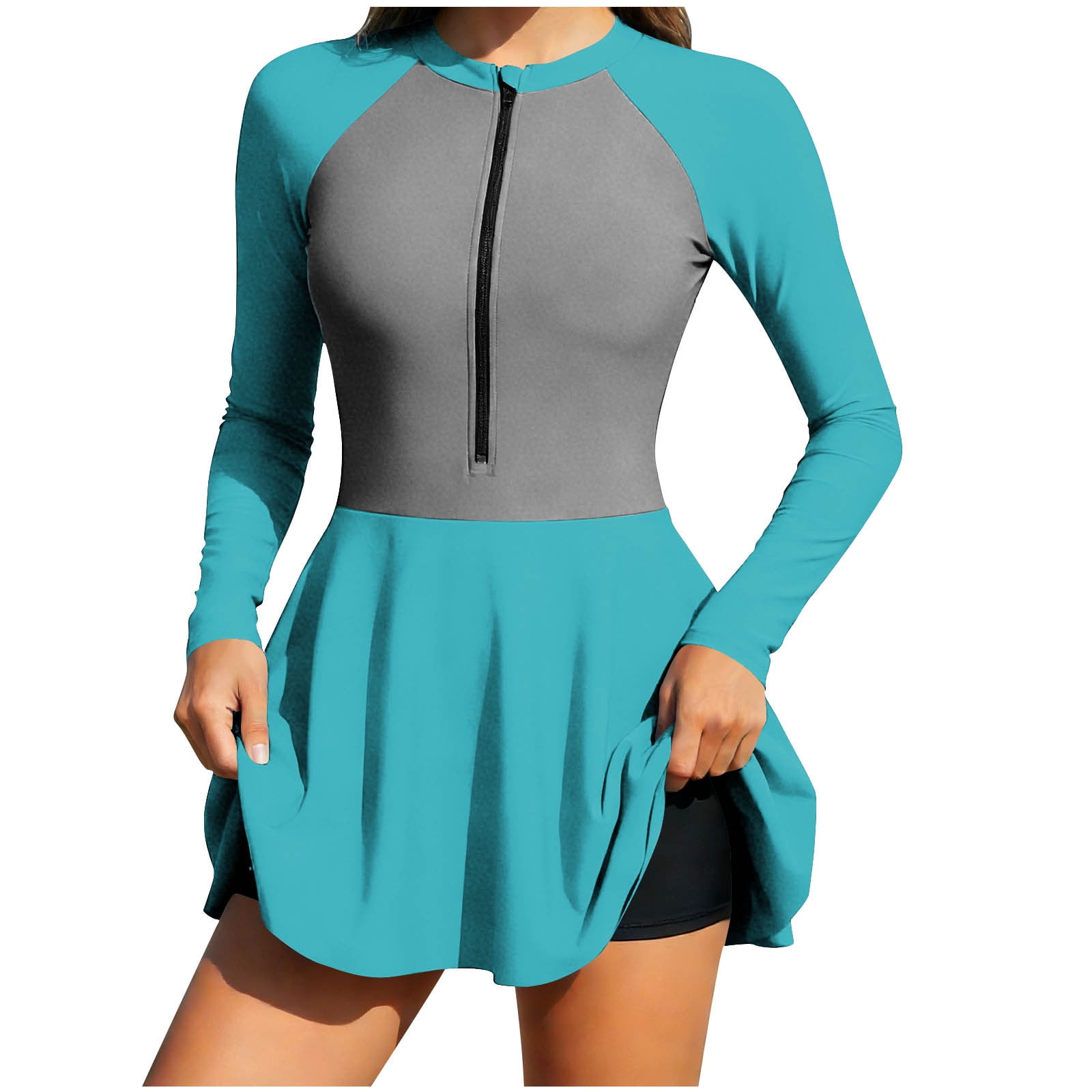 2 Piece Swimsuit for Women,Long Sleeve Swimsuits for Women Swim Dress — free download