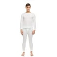 thumbnail image 1 of 2 Piece Thermal Sets for Men, Base Layer Long Johns Underwear, Top & Bottom, Cotton, Solid Colors, 1 of 5
