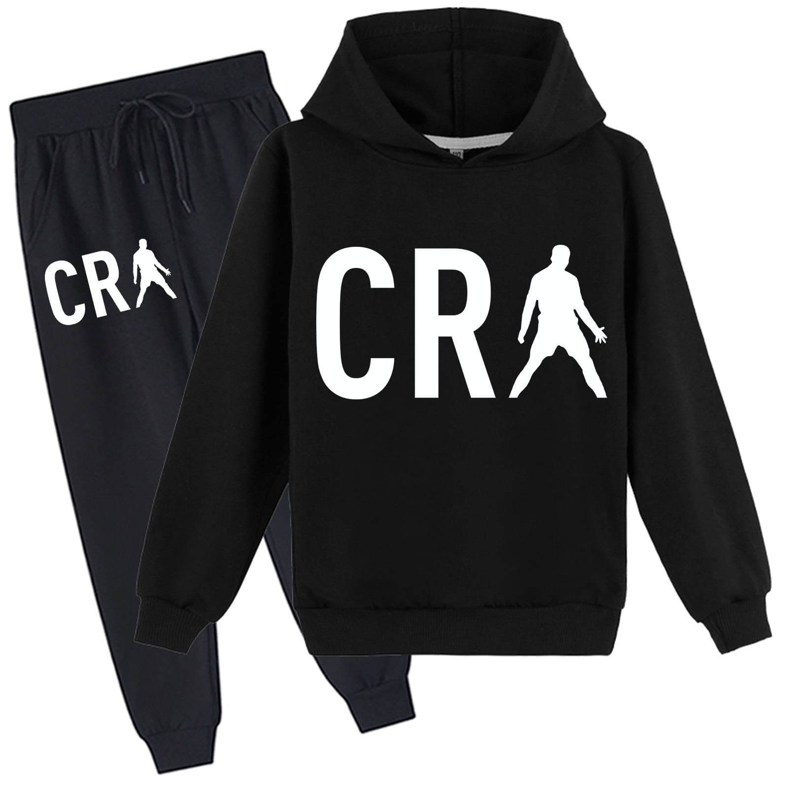 2 Piece Tracksuit Cristiano Ronaldo Graphic Hoodies Jogger Pants 2 Piece Tracksuit Cristiano Ronaldo Graphic Hoodies Jogger Pants