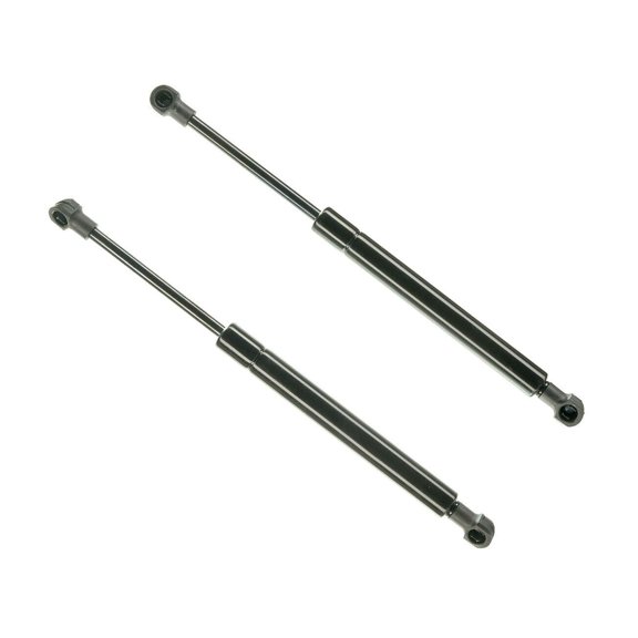 2-Piece Trunk Lift Support Set with Gas-Charged Spring Struts - Black
