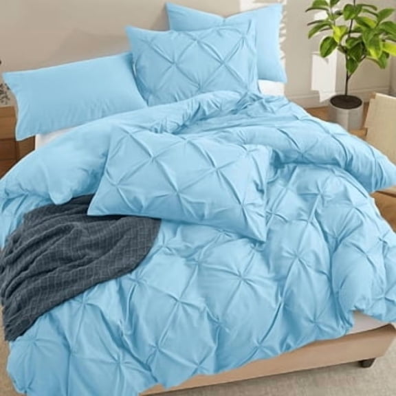 2-Piece Tufted Ruffled Quilt Set, Summer Stylish Bedding, Fluffy & Soft for Comfortable Sleep, 1 Quilt with 1 Pillowcase