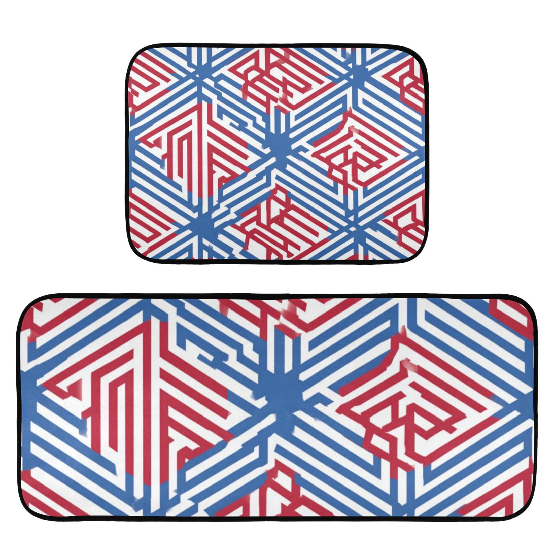 2-Piece Ultra Soft Absorbent Floor Mats With Anti-Skid Backing For ...