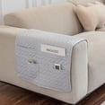 thumbnail image 1 of 2-Piece Waterproof Armrest Covers with 6 Pockets Anti-Slip Furniture Protector Armrest Storage Organizer for Cell Phone TV Remote, 1 of 14