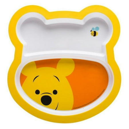 2 Piece Winnie the Pooh Shaped Plates; 8.5 in.