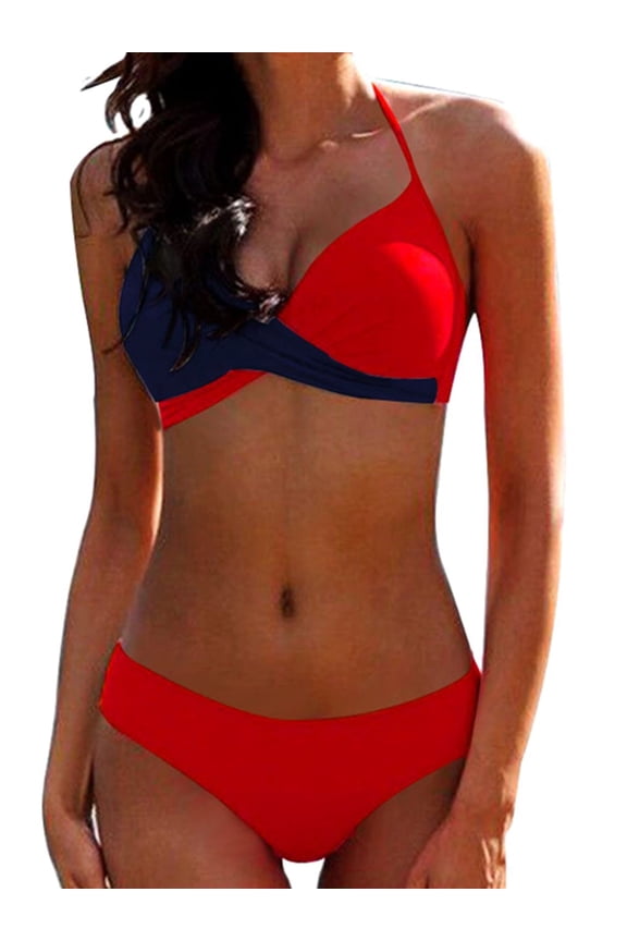 2-Piece Women's Padded Push-up Bra Bikini Swimsuit Bathing Swimwear Beachwear Summer Set