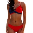 thumbnail image 1 of 2-Piece Women's Padded Push-up Bra Bikini Swimsuit Bathing Swimwear Beachwear Summer Set, 1 of 2
