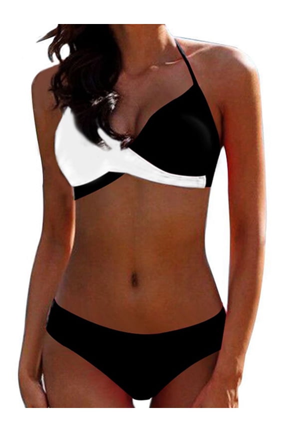 2-Piece Women's Padded Push-up Bra Bikini Swimsuit Bathing Swimwear Beachwear Summer Set