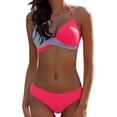 thumbnail image 1 of 2-Piece Women's Padded Push-up Bra Bikini Swimsuit Bathing Swimwear Beachwear Summer Set, 1 of 2