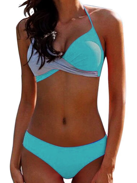 2-Piece Women's Padded Push-up Bra Bikini Swimsuit Bathing Swimwear Beachwear Summer Set