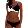 thumbnail image 1 of 2-Piece Women's Padded Push-up Bra Bikini Swimsuit Bathing Swimwear Beachwear Summer Set, 1 of 2