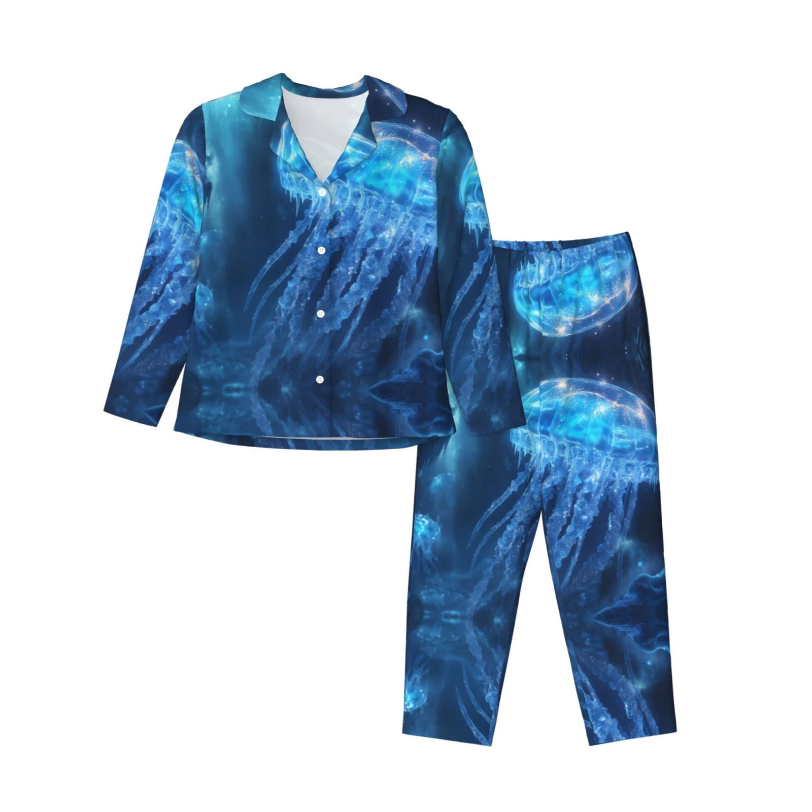 Dames Pyjama Set,Zijden Satijnen Pyjama Set Klassieke Streep V-Hals Lange Mouw Comfortabele Nachtkleding Button-Down Lente Losse Nachtkleding Loungewear,Rood,L