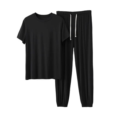 BXINGOHAI 2 Pieces Mens Big and Tall Sets Patchwork Long Sleeve ...