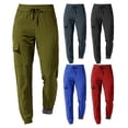thumbnail image 1 of 2-Piece of Randomly Selected Women's Winter Warm Fur-Lined Ultra-Soft Comfortable Tapered Fit Cargo Joggers, 1 of 6