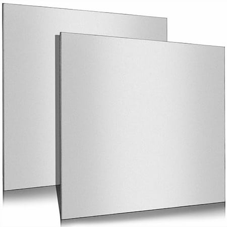 2 Pieces 1/8 Inch x 9 Inch x 12 Inch Steel Plate 304 Stainless Steel Plate Thick Stainless Steel Sheet for Cutting, Oven Baking Base