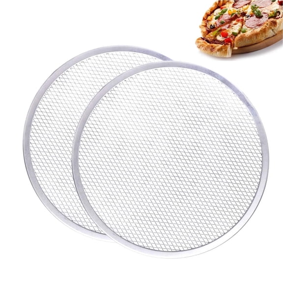 COSANO 12 in Round Pizza Pan Set, Non-Stick (2 Count)