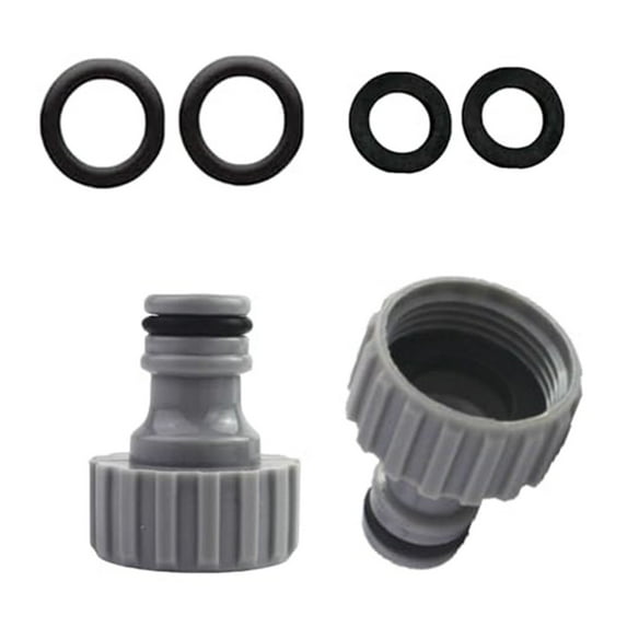2 Pieces 3/4 Inch Hose Connection Adapter, Female Thread Faucet Connection