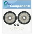 thumbnail image 1 of 2 Pieces 349241T Dryer Drum Roller Replacement for Kenmore / Sears 11097273800 Dryer - Compatible with 3397590 Rear Drum Support Roller - UpStart Components Brand, 1 of 2