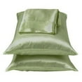 thumbnail image 1 of 2 Pieces 350TC Solid Color Soft & Smooth Silky Satin Pillow Cases/Protector/Cover, 1 of 1